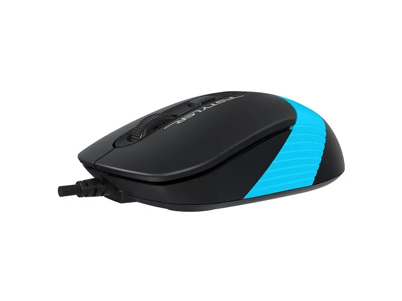 Миша A4Tech FM10 Black/Blue USB - фото 2