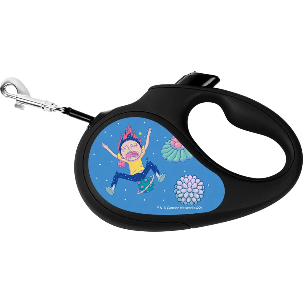 Повідець для собак WAUDOG R-leash "Рік та Морті 3" L до 50 кг 5 м чорний (8126-0282-01) - фото 2
