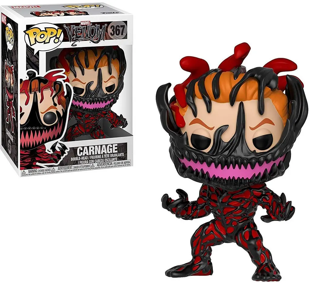 Фигурка Funko Pop Marvel Venom Carnage Веном Карнадж 10 см (FP MV C 367) - фото 2