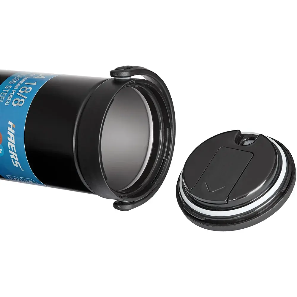 Харчовий термоконтейнер Haers HR-2300-17 2.3 л Black - фото 3