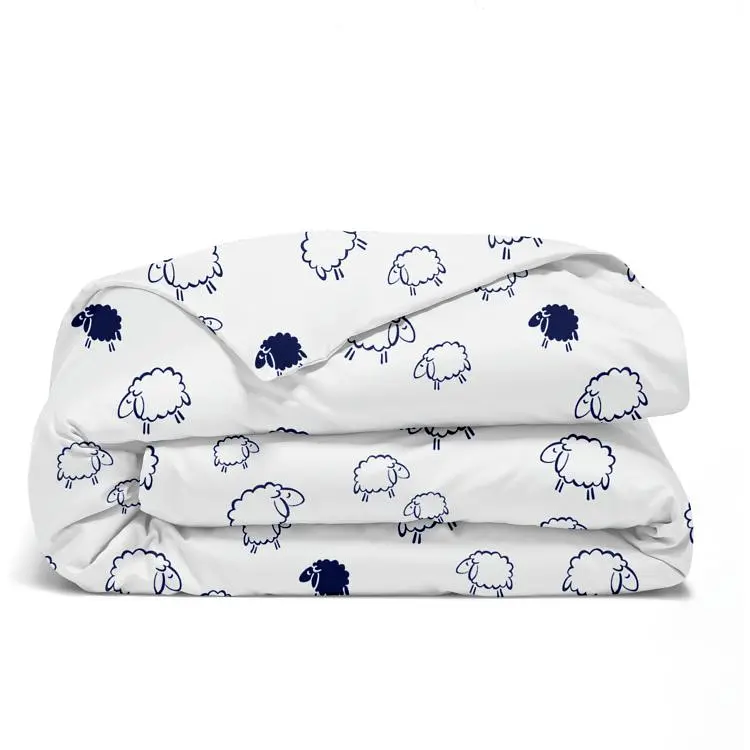 Підковдра двоспальна 180х220 SHEEP DARK BLACK COSAS (4822052091531)