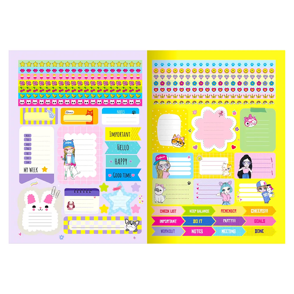 Видання для дозвілля книга Для супердівчаток Stylish girls LS-02-02 Різнокольоровий shop (9786178475604) - фото 2