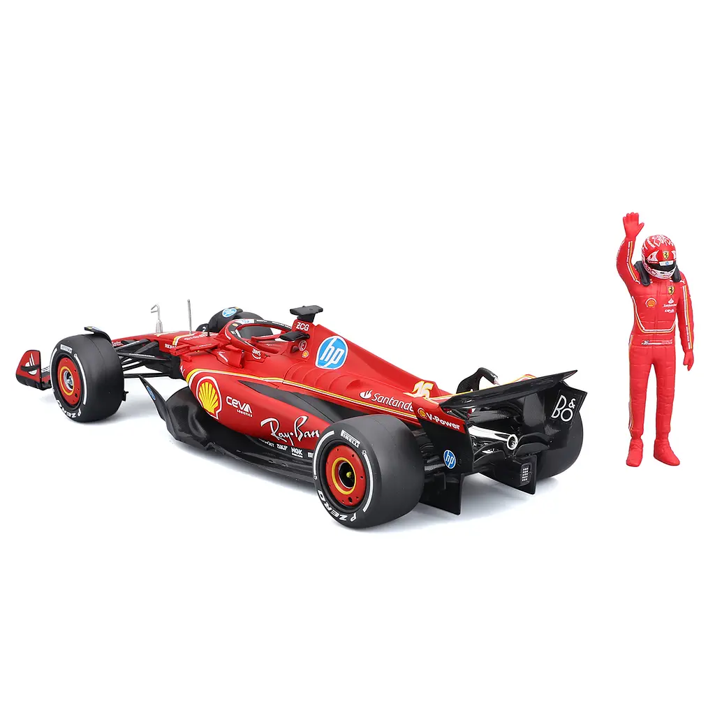 Автомодель з фігуркою Bburago Ferrari SF-24 (18-26823) - фото 4