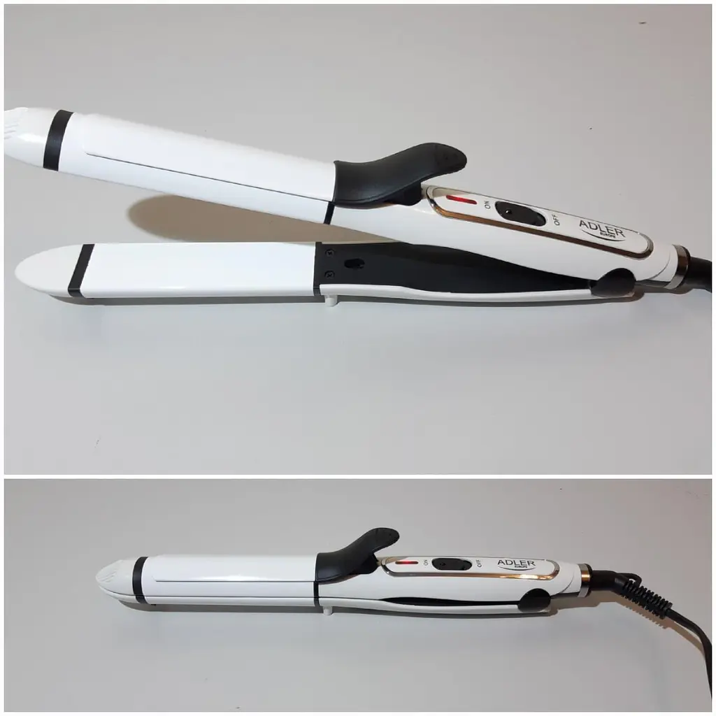 Утюжок плойка для волос 2 в 1 Adler AD 2104 белый - фото 3