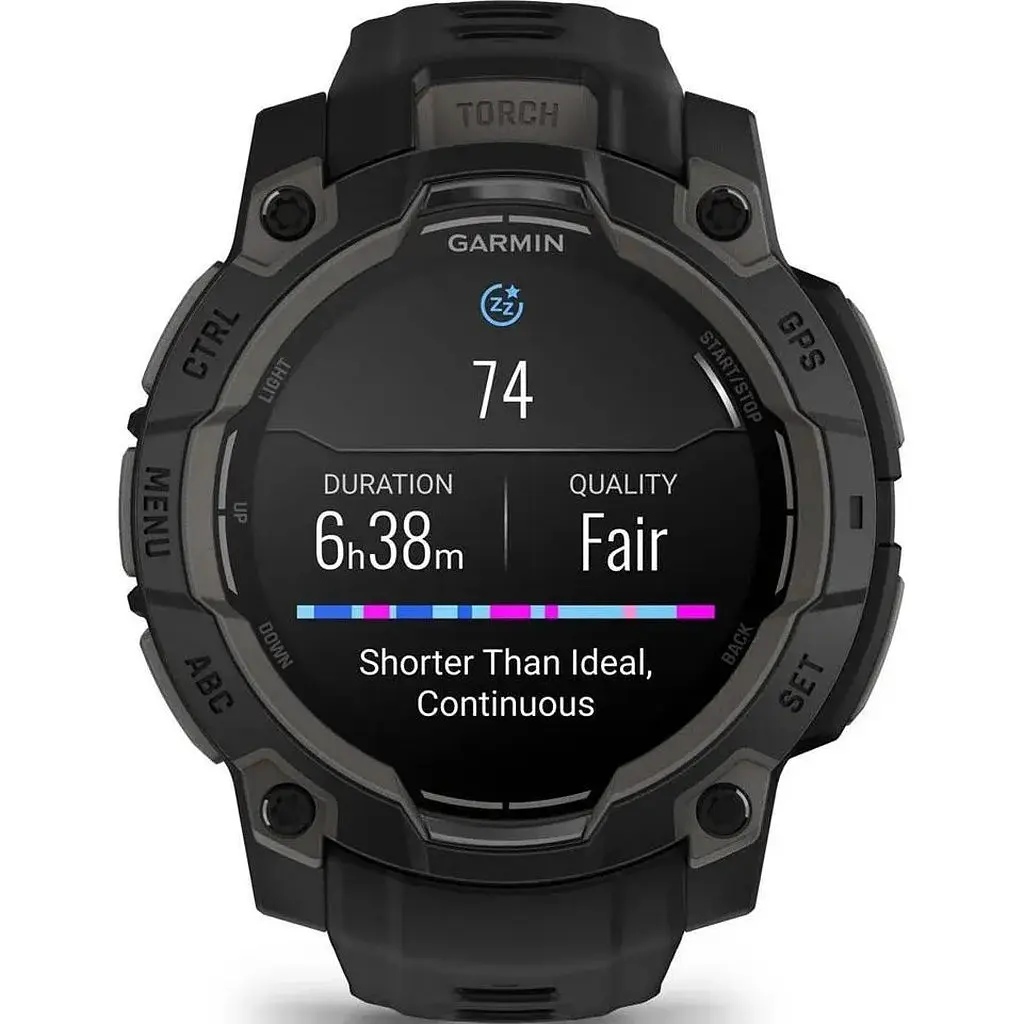 Смарт-годинник Garmin Instinct 3 45mm AMOLED Black with Black Band (010-02936-00) - фото 10