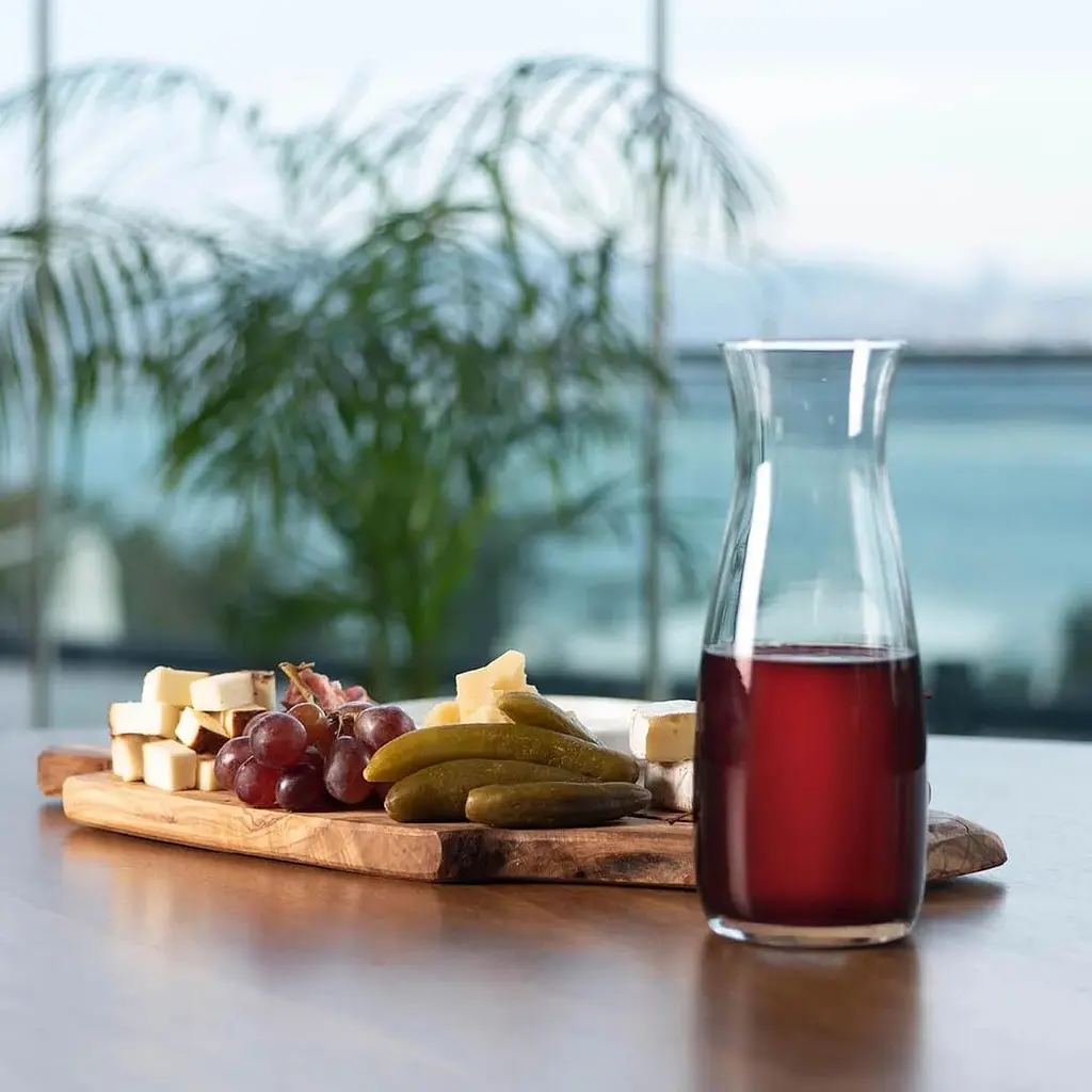 Графин Pasabahce Amphora с красной крышкой 1.18 л (43813RD) - фото 4