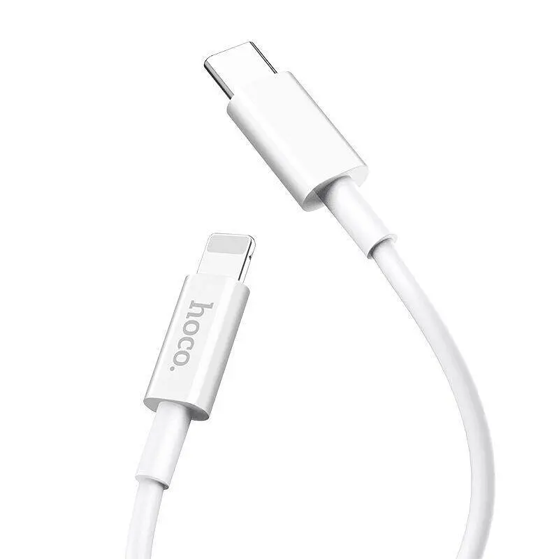 Cable Hoco X36 Swift PD Type-C to Lightning White 1m - фото 3