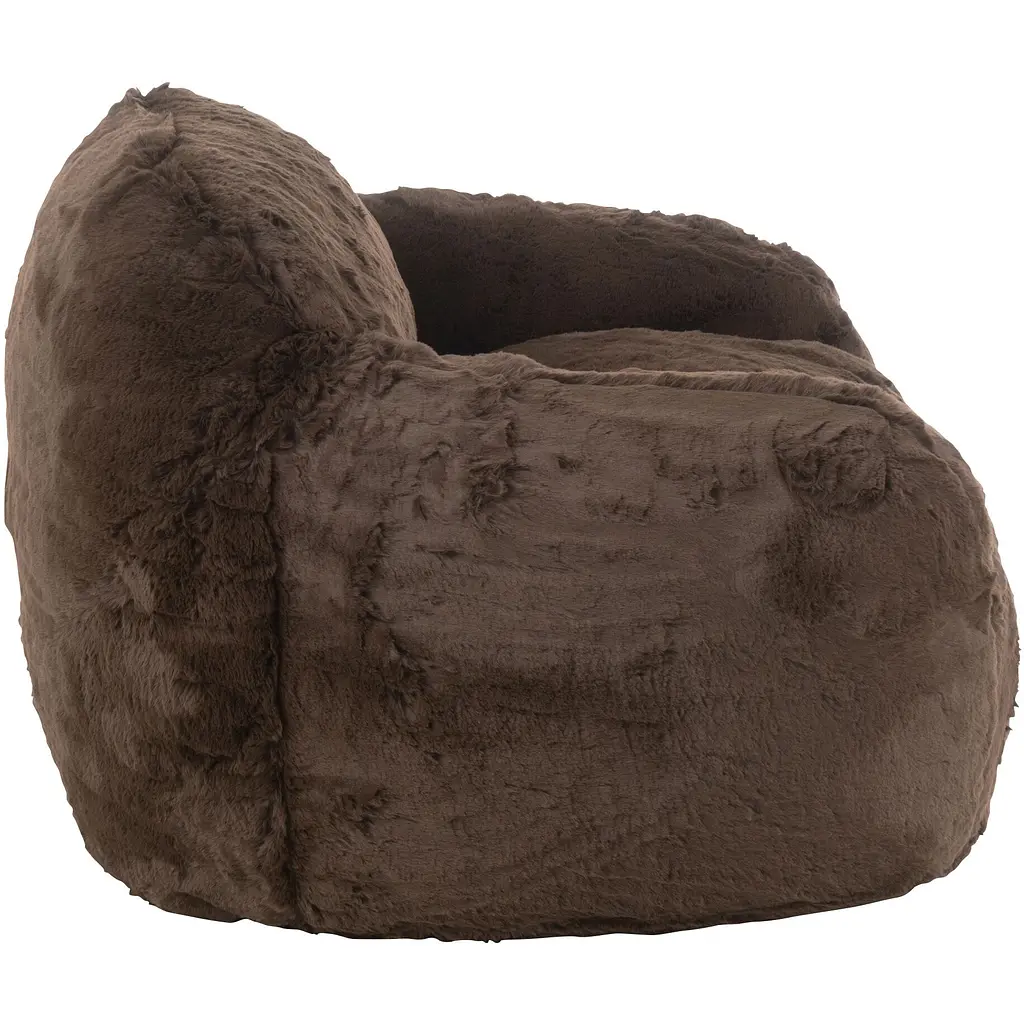 Кресло J-line мягкое темно-коричневое (46442) - фото 2