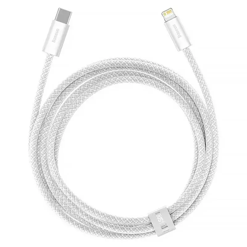 Дата кабель Baseus Dynamic Series Type-C to Lightning 20W (2m) (CALD0001) White - фото 3