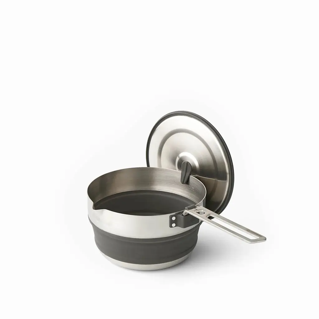 Кастрюля складная Sea to Summit Detour Stainless Steel Collapsible Pouring Pot 1,8 L - фото 3