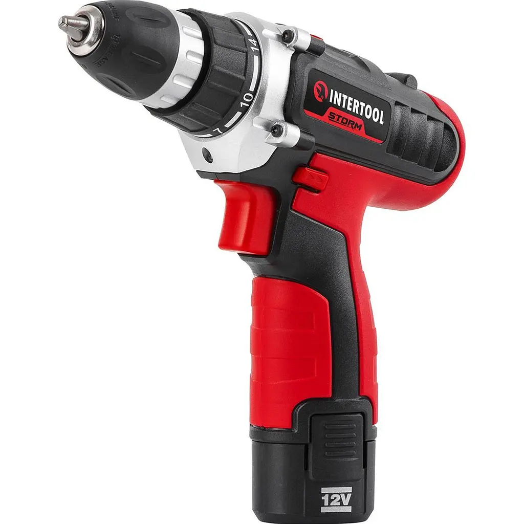 Дриль-шуруповерт Intertool WT-0321 12V 2x1.5Ah [89143] - фото 6