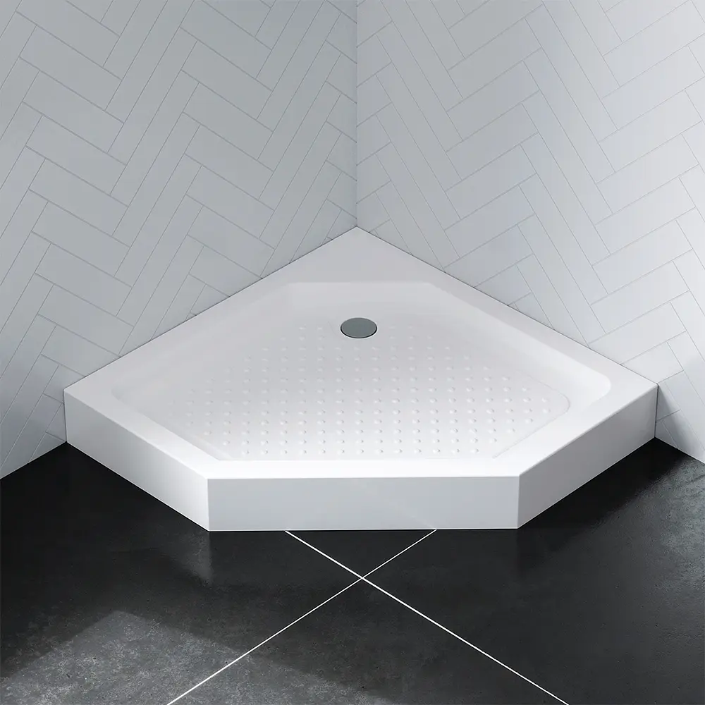 Душевой поддон Am.Pm Gem 90x90 см белый W90UT-405-090BT, Белый, белый - фото 2