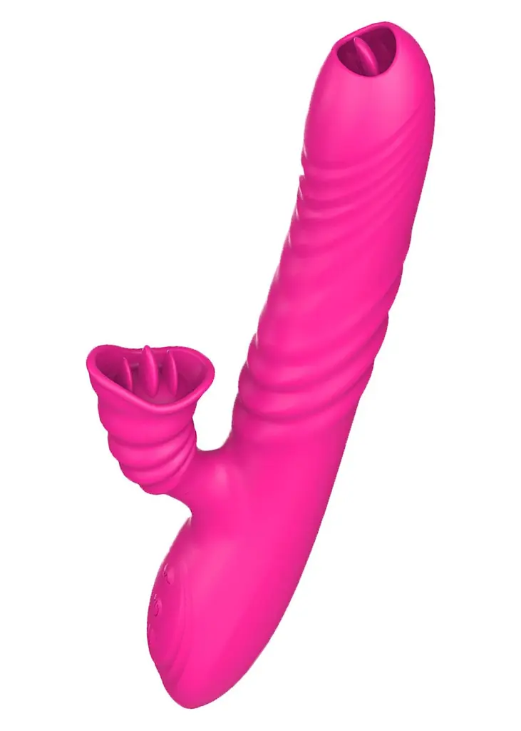 Вібратор Angelia USB 3 functions of thrusting / 20 vibrations Pink Boss Series 26-00142 98776