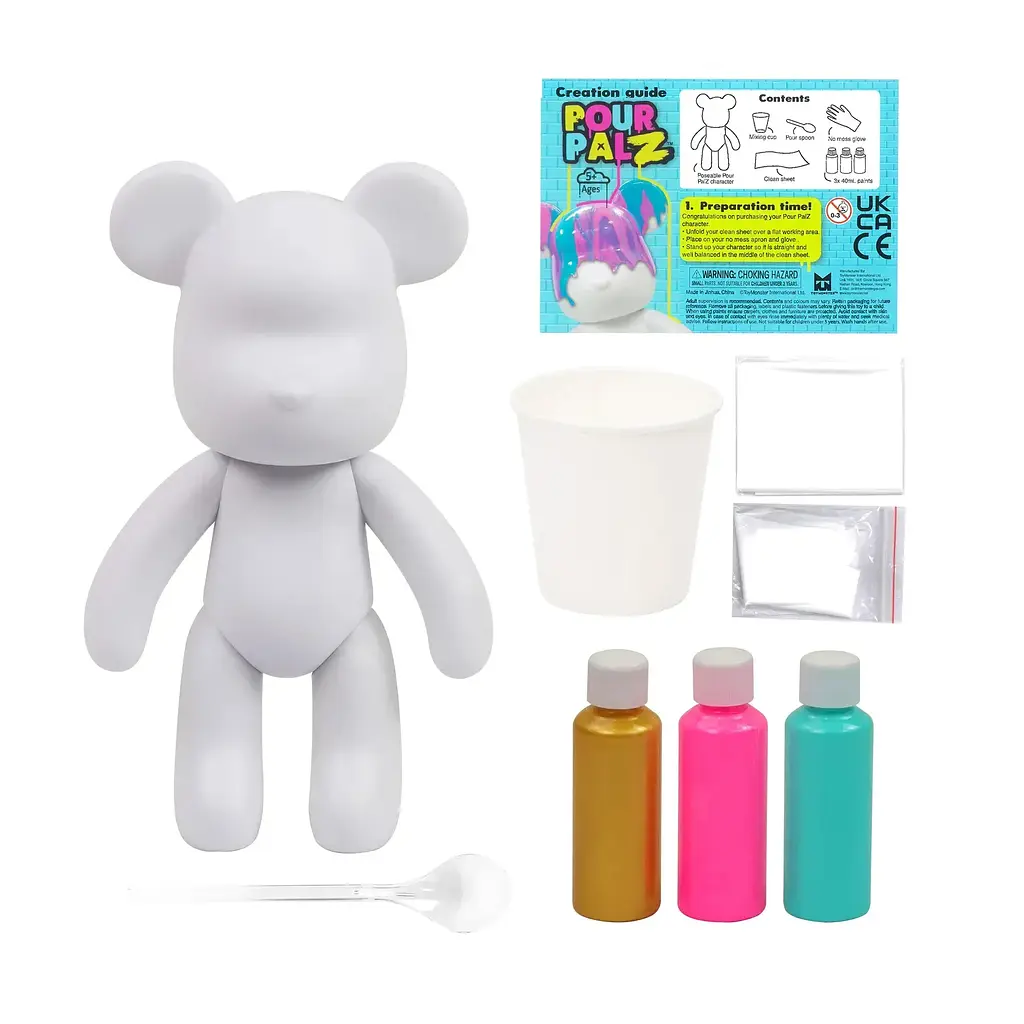 Набор для творчества ToyMonster Pour Palz Мишка Золотая мечта (GS-G08681) - фото 7