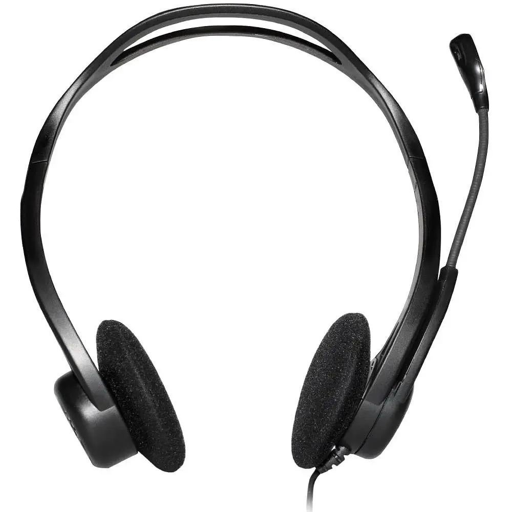 Наушники Logitech накладная гарнитура стерео Headset PC 960 Stereo Headset USB (981-000100) - фото 2