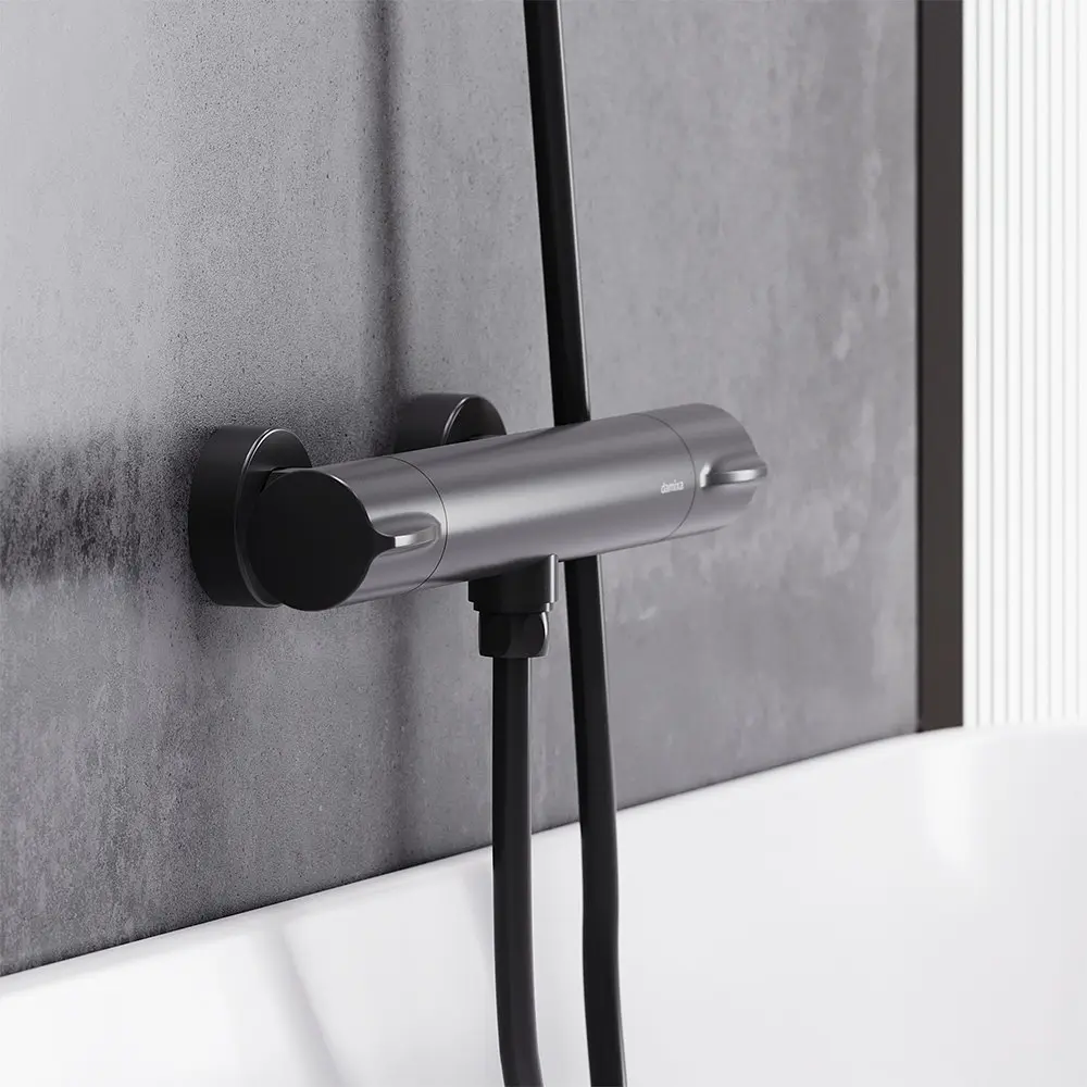 Термостат для душу Damixa Scandinavian Pure black 366000300 - фото 3