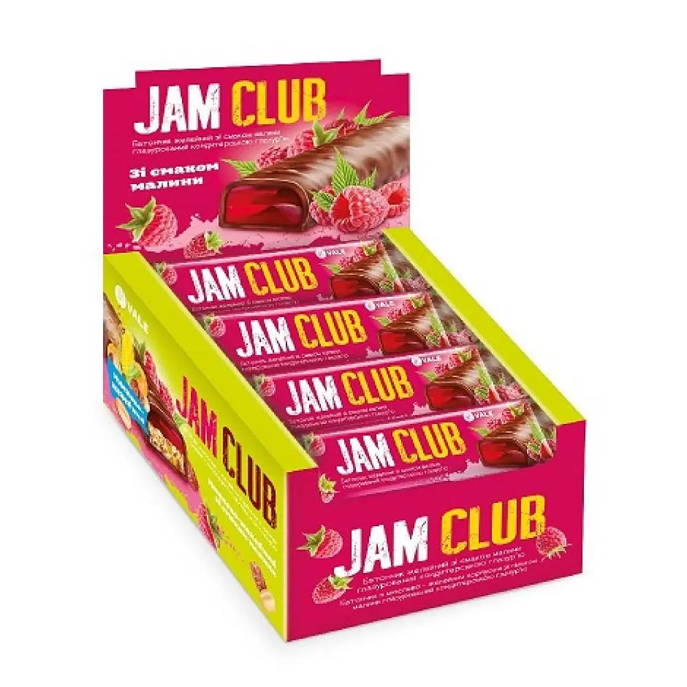 Jam Club — 24 × 40 г Jelly with Raspberry
