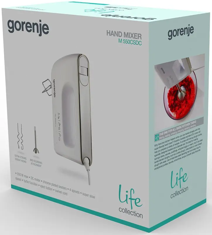 Міксер Gorenje M 550 CSDC (LW-2213G1) (735652) - фото 6