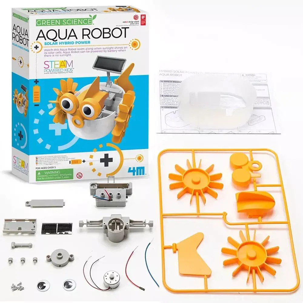 Набор для исследований 4М Акваробот на солнечной батарее (00-03415) - фото 4