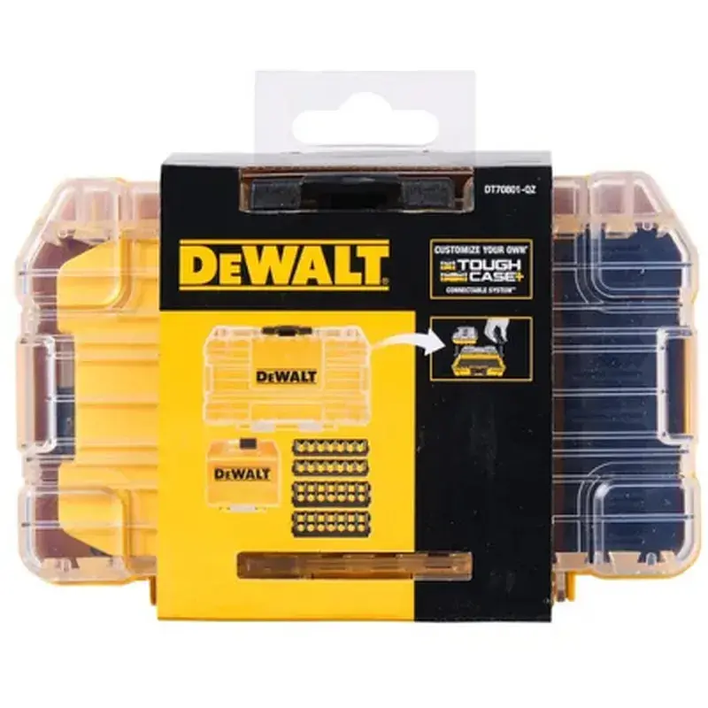 Ящик для інструментів DeWALT для біт системи TSTAK Tough Case S з футляром та касетами для біт 4 шт. (DT70801) - фото 3