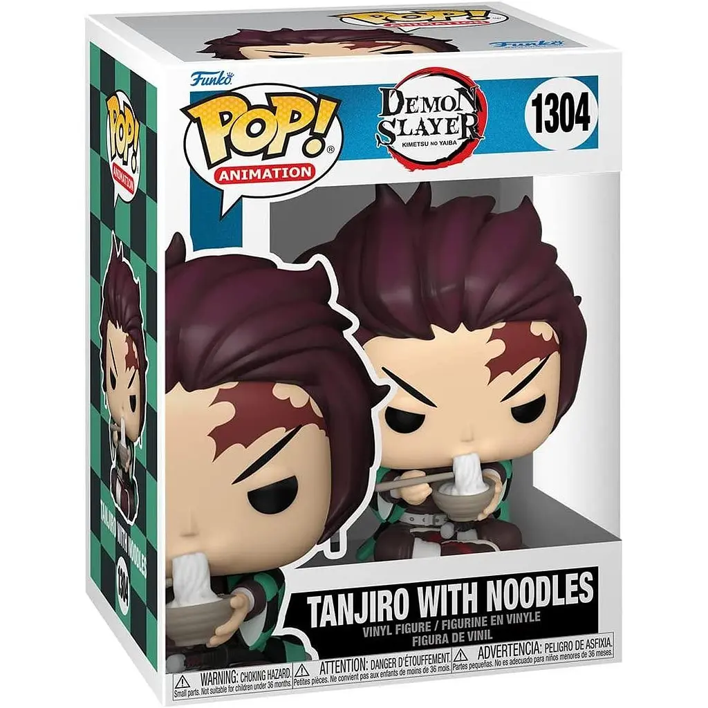 Фігурка Фанко поп Клинок, що розсікає демонів Танджіро Камада Funko Pop Demon Slayer Tanjiro w/Noodles DS TK 1304 - фото 3
