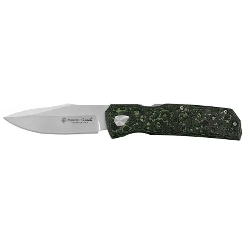 Ніж Maserin Power, Magnacut, fat carbon green jungle (502/VM) - фото 3