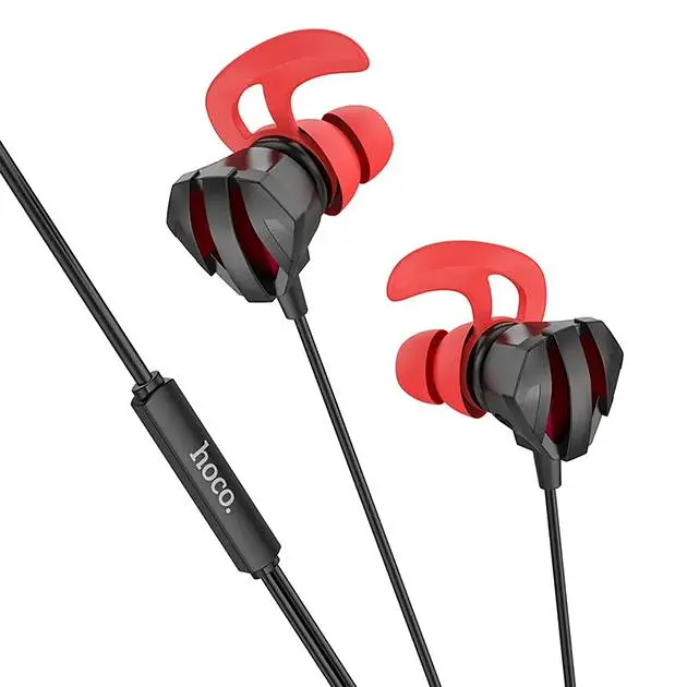 Навушники вакуумні Hoco M105 ігрові Jack 3.5, 1.2м, black - фото 4