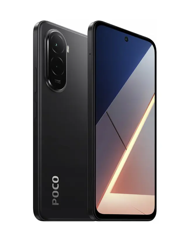 Смартфон Poco M7 6/128GB Black (adapter) - фото 2