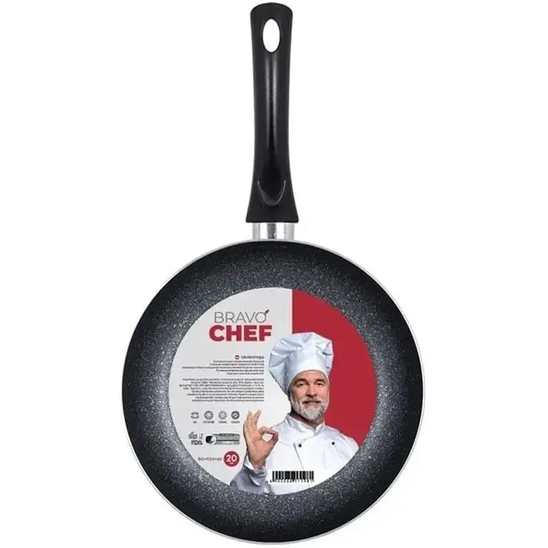 Сковорода Bravo Chef класична 20 см (BC-1100-20) - фото 3