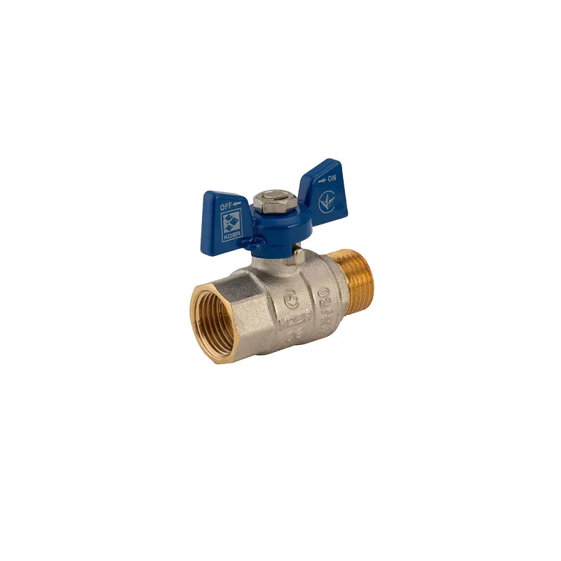 Кран кульовий Koer 1/2" ГШМ (KR.218.B) синій KR2722 - фото 3
