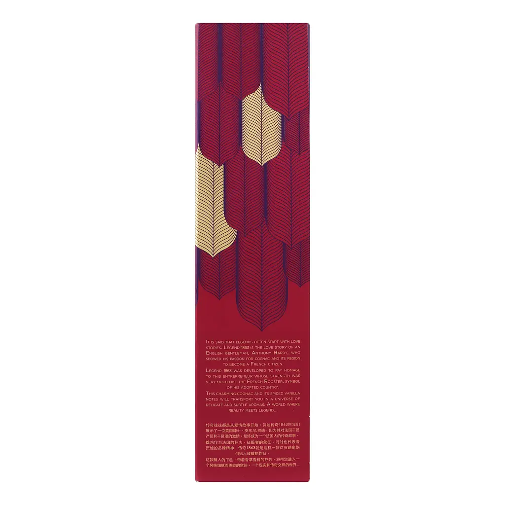 Коньяк Hardy Legend 1863 в коробке 40% 07 л - фото 6