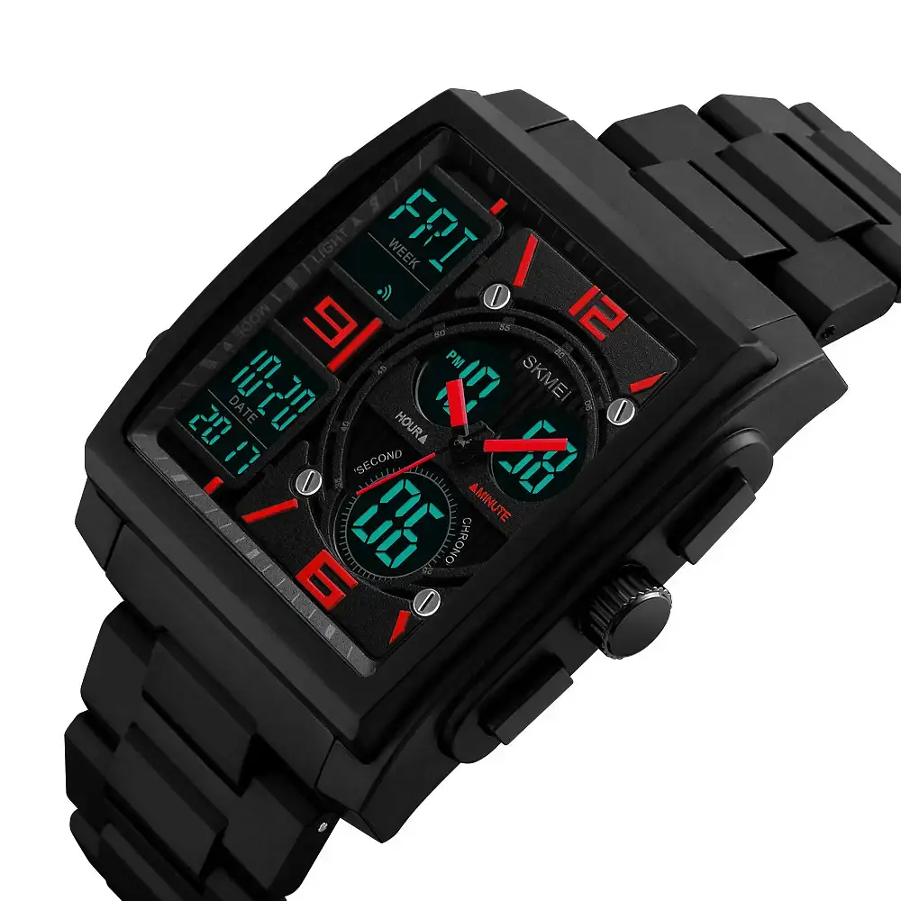Наручний годинник Durable Skmei 1274 Червоний - фото 2