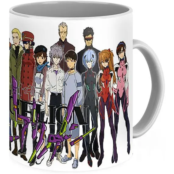 Кружка GeekLand Evangelion Евангелион персонажи EV 02.09 330 мл белая - фото 3