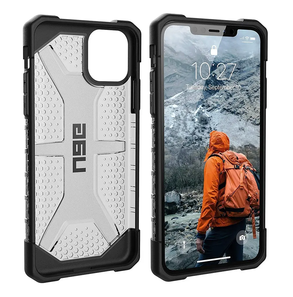 Чохол прозорий протиударний UAG Plasma (Original) 111723113131 для iPhone 11 Pro Max (6.5") Ash - фото 5