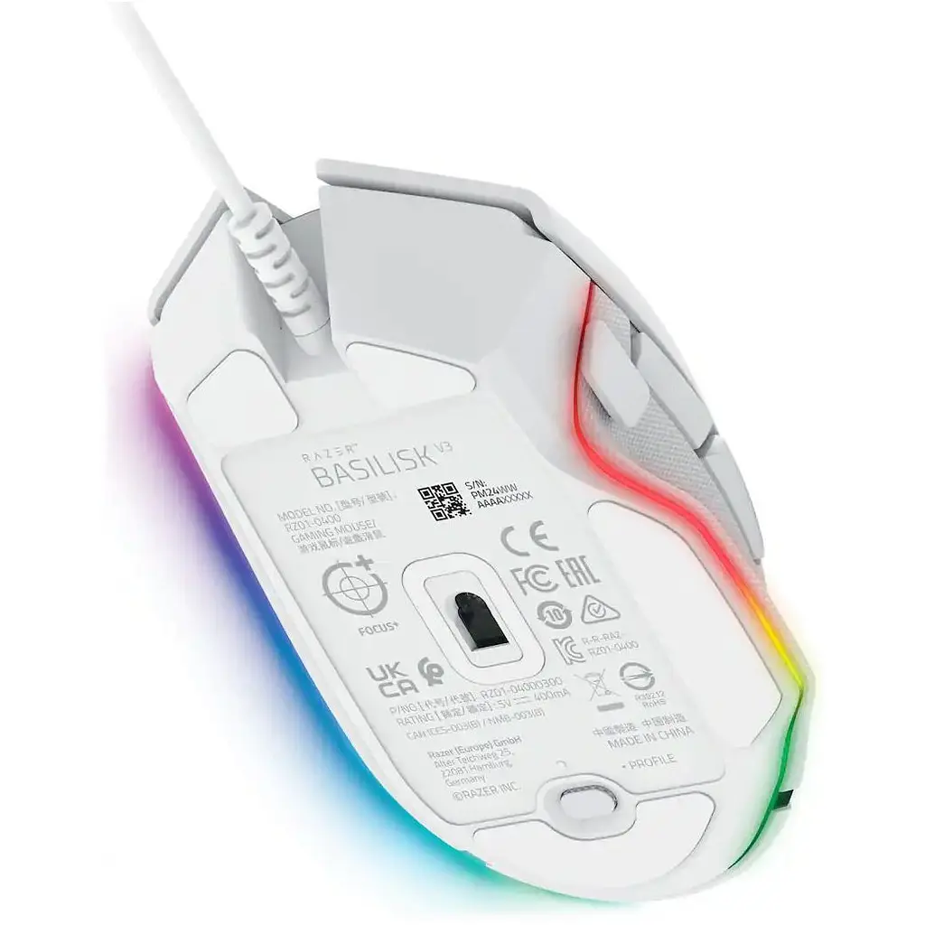 Миша Razer Basilisk V3 USB біла (RZ01-04000300-R3U1) [156599] - фото 6