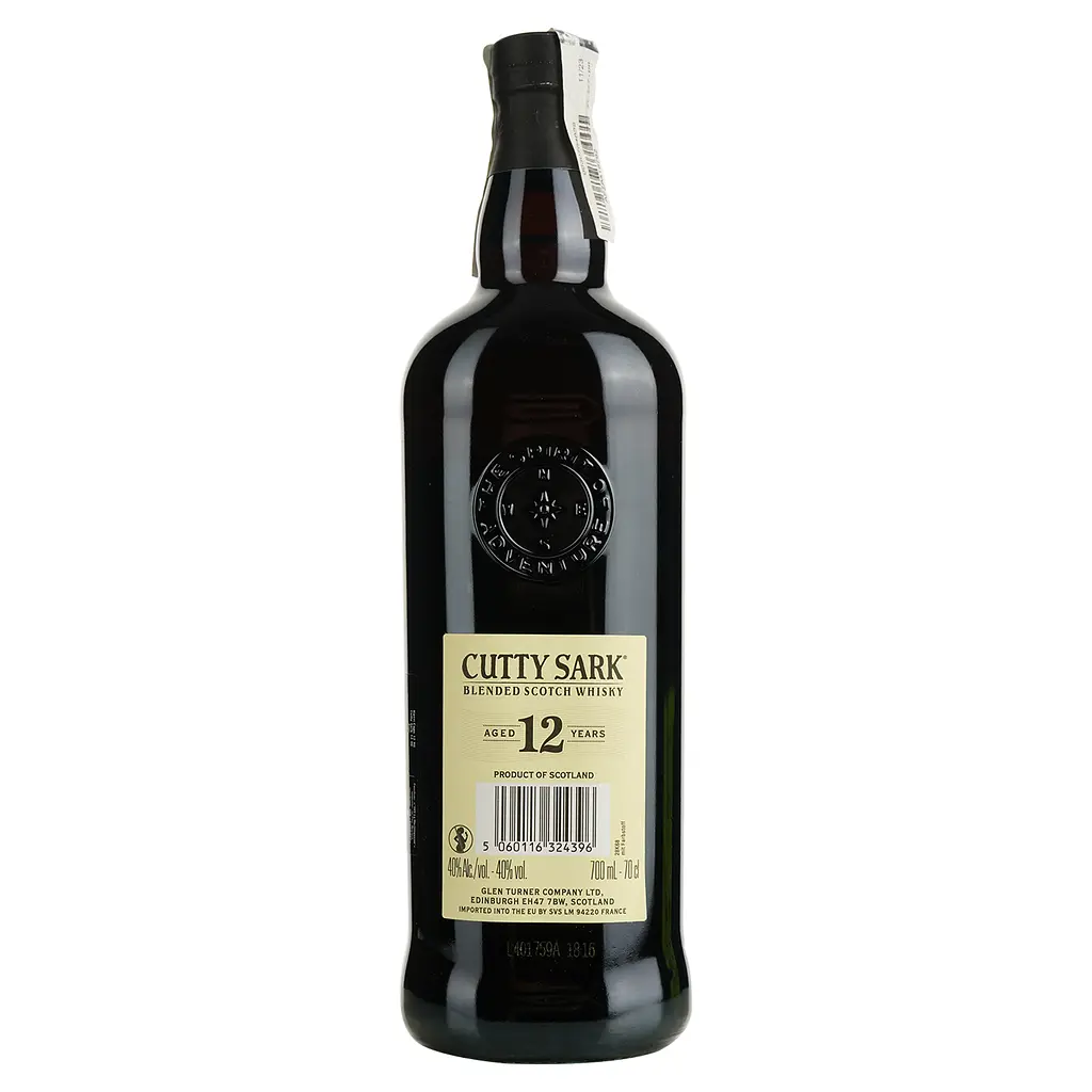 Виски Cutty Sark 12 yo Blended Scotch Whisky 40% 0.7 л - фото 2