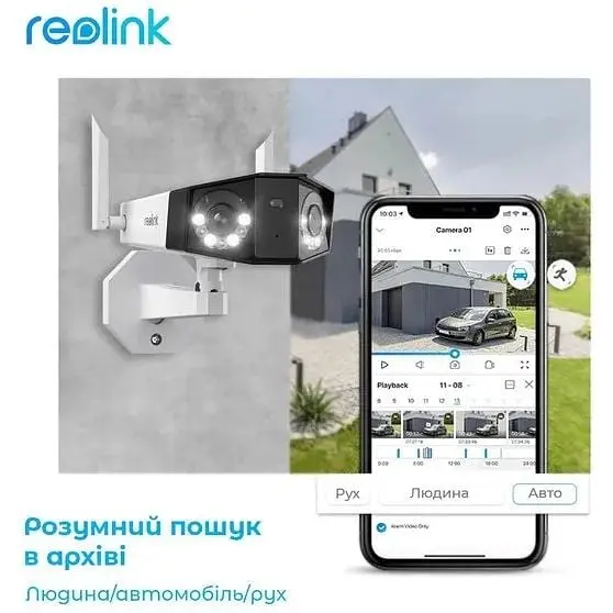 IP-камера Reolink Duo 2 LTE бездротова - фото 6