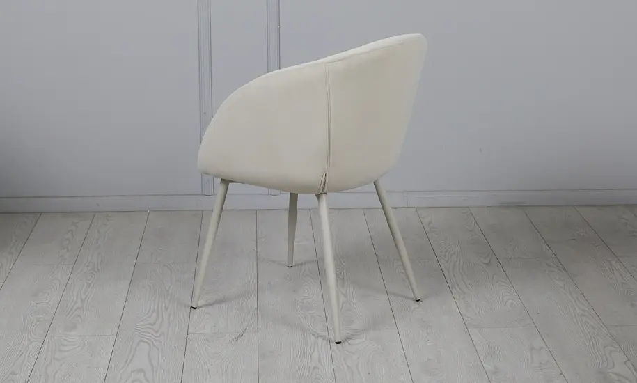 Стілець Prestol Юнік метал сидіння тканина 570x570x810 бежевий - фото 4