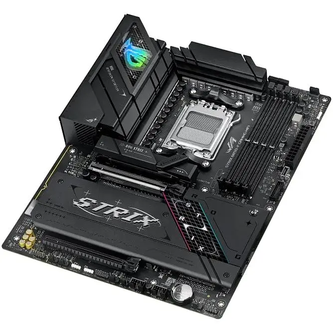 Материнская плата Asus Rog Strix B850-F Gaming WIFI sAM5 B850 4xDDR5 M.2 HDMI DP USB BT ATX - фото 5
