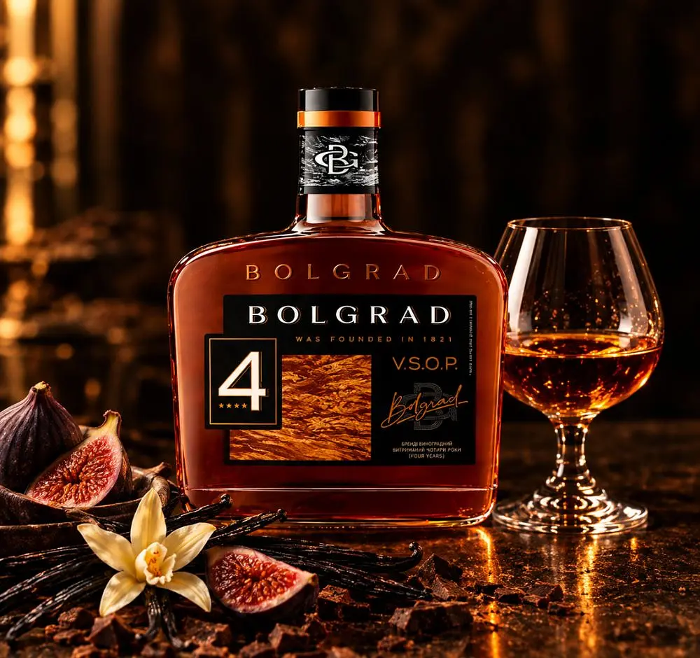 Бренді України Bolgrad VSOP 4 зірки 40% 0.5 л (490007) - фото 9