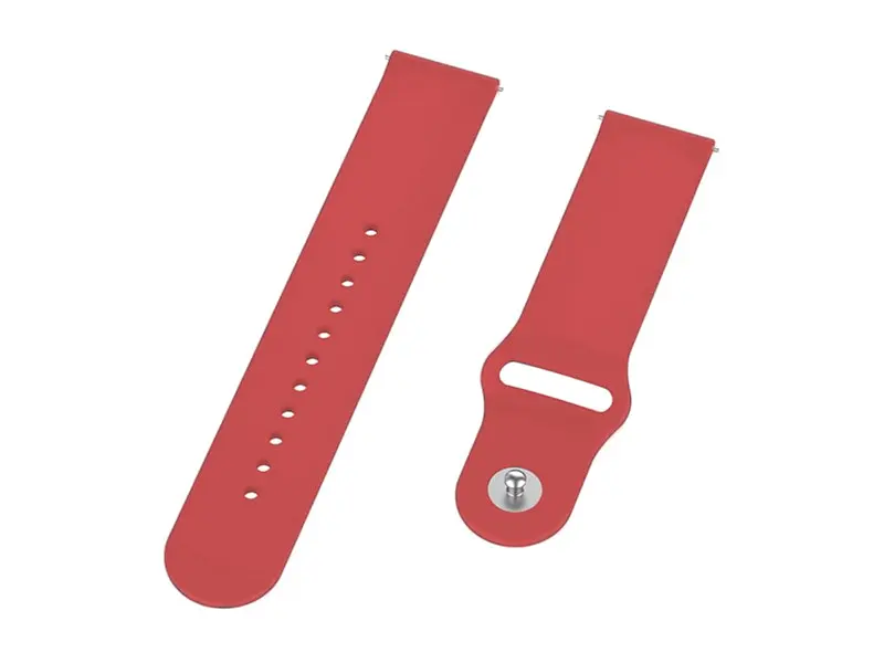 Ремешок BeCover для Xiaomi iMi KW66 / Mi Watch Color / Haylou LS01 / Haylou LS02 Red (706348) - фото 3