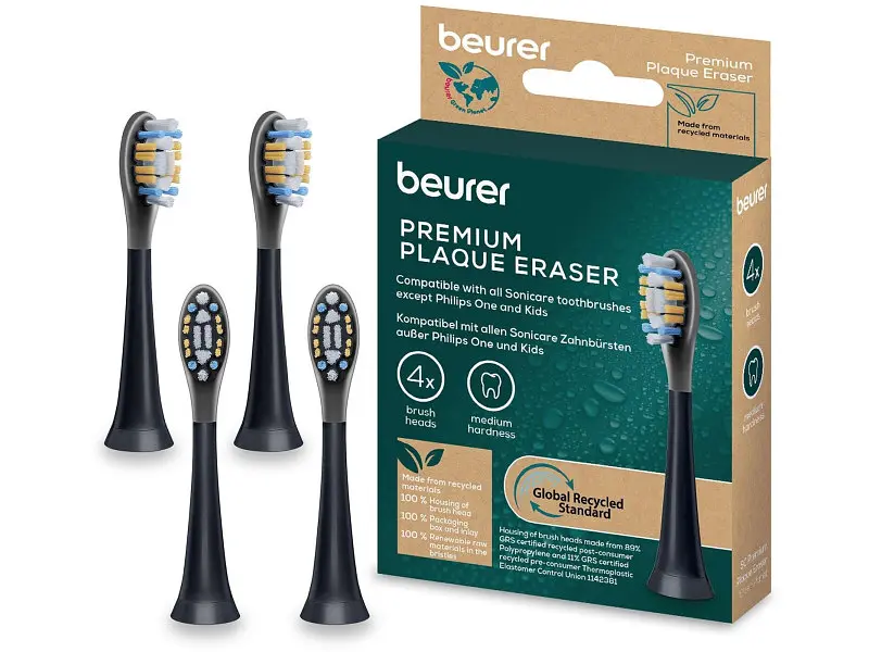 Насадки до зубних щіток Beurer SC30 / SC50 Premium Plaque Eraser 4 шт (SC_30/50_PPE_4) - фото 4