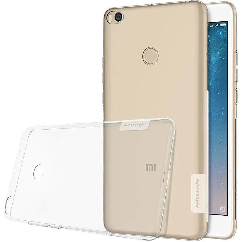 Чехол-накладка Nillkin TPU Nature Case Xiaomi Mi Max 2 White - фото 7
