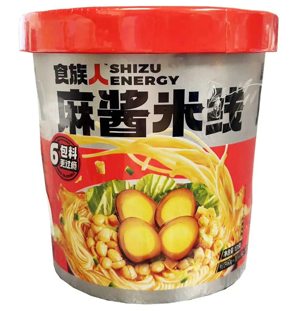 Локшина швидкого приготування Shizuren Instant Sesame Paste Vermicelli 131г - фото 2