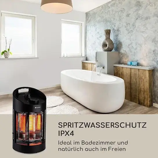 Інфрачервоний обігрівач Blumfeldt Heat Guru 360 Mini 350 Вт 700 Вт (10035506) - фото 6
