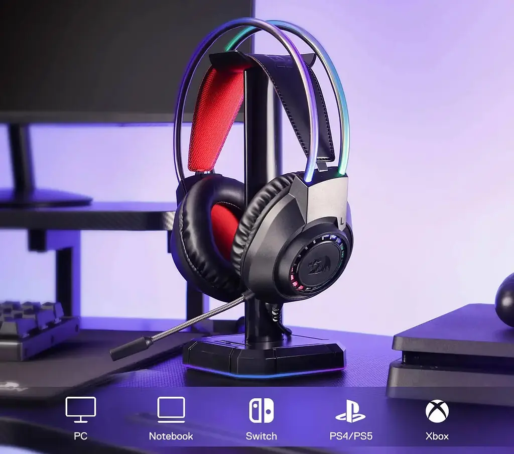 Игровые наушники Redragon Scream H231 USB Black (71931) [150111] - фото 3