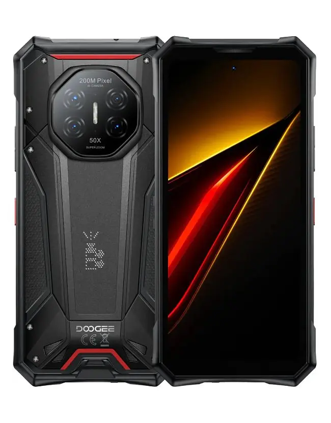 Смартфон DOOGEE S300 Plus 12/1TB Obsidian Black