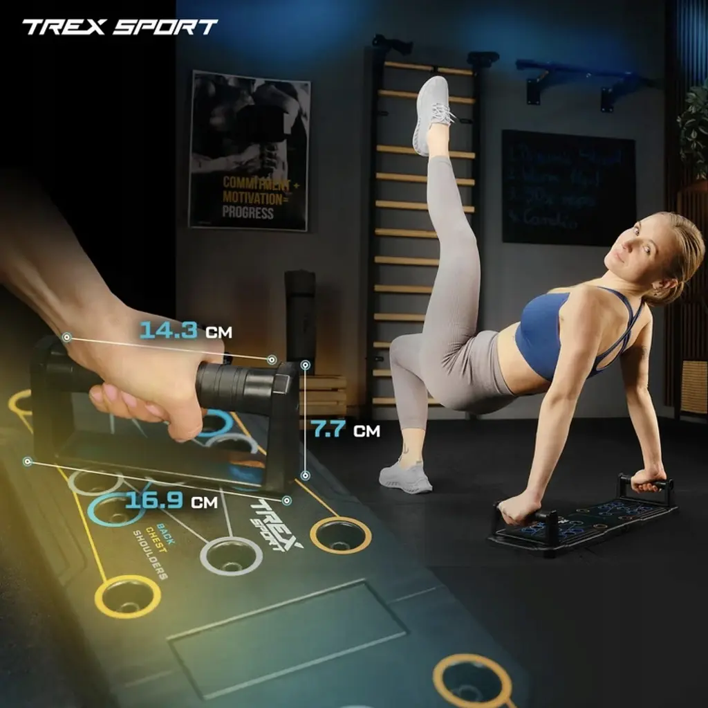 Дошка для віджимань Trex Sport TX-010PUB 12в1 - фото 12