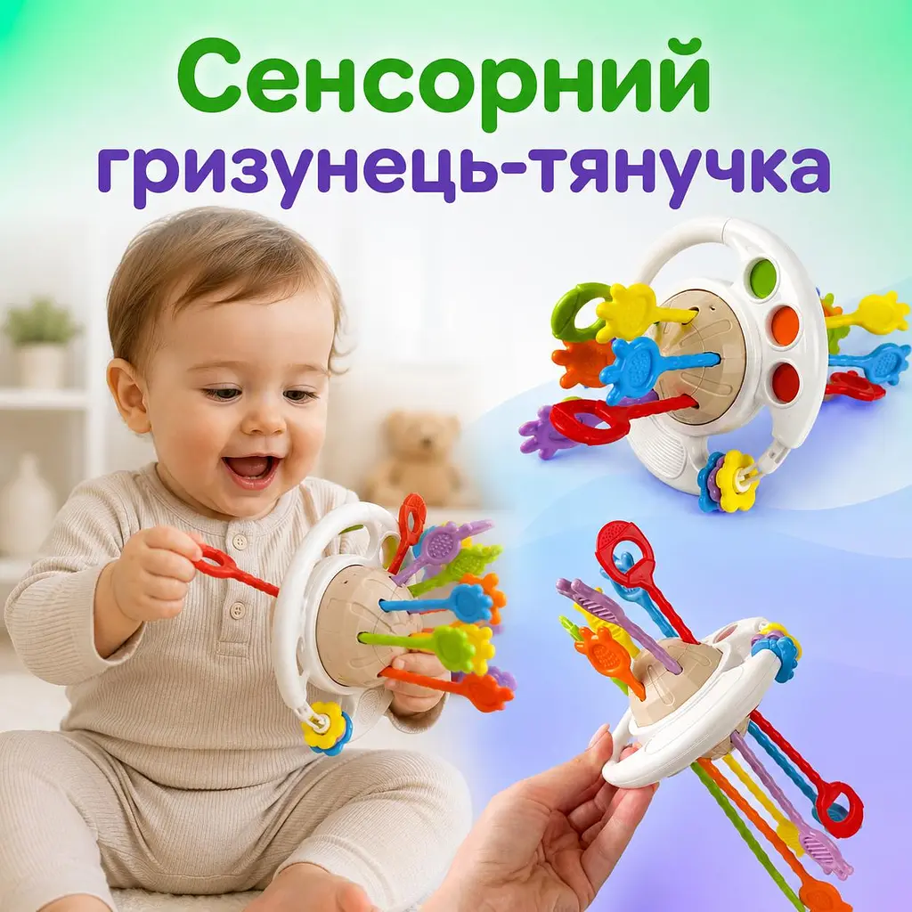 Брязкальце прорізувач для зубів гризунець (52078) - фото 3