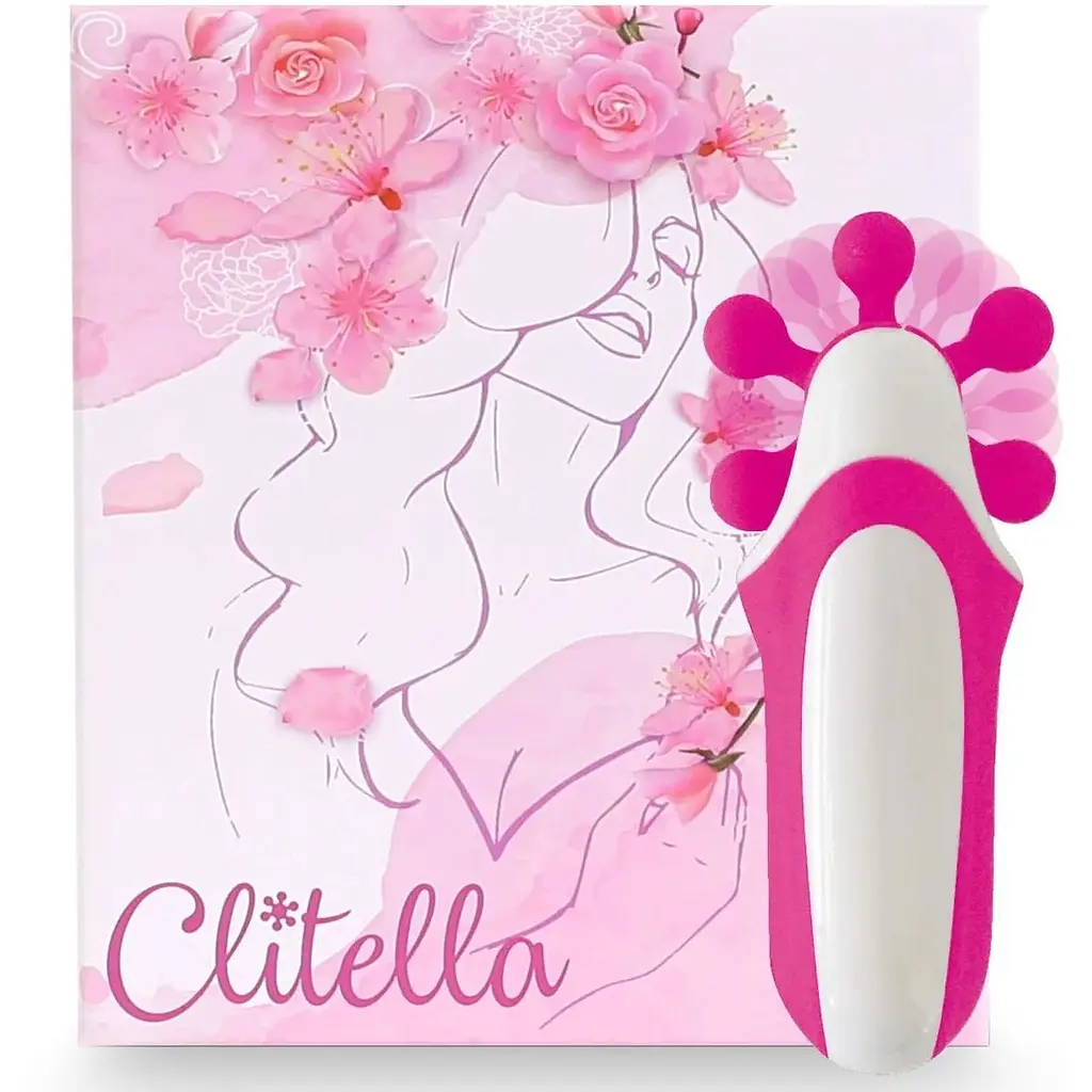 Стимулятор з імітацією оральних ласк FeelzToys Clitella Oral Clitoral Stimulator Pink - фото 2